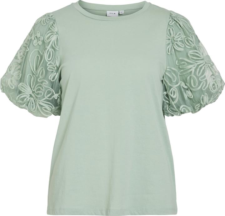 Actual product image Vila Rundhals Oberteil mit kurzen Ärmeln (S)