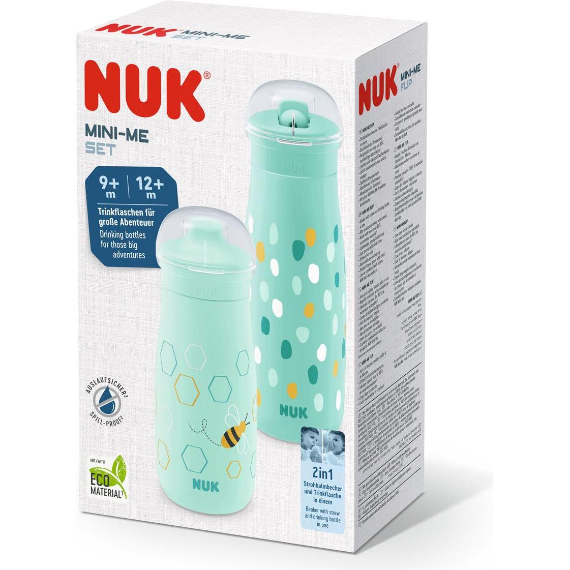 Thumbnail - NUK, Babyflasche, Mini-Me Trinkflaschen Set, ab 9 Monaten, mint