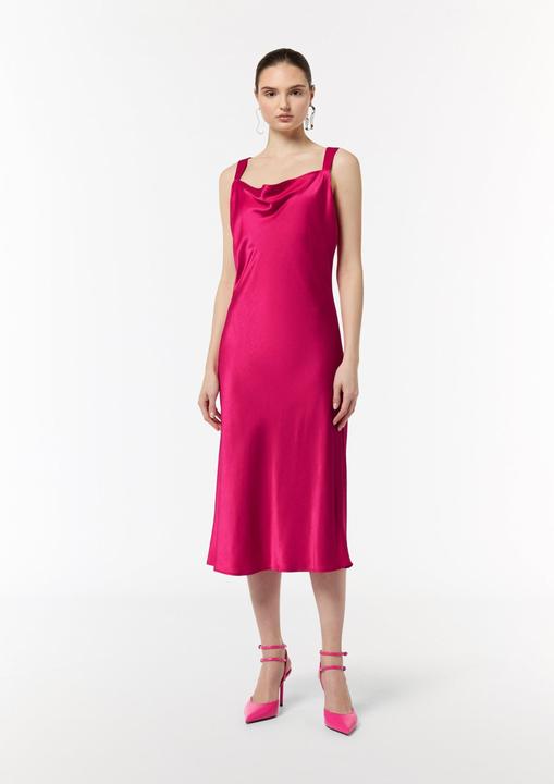Image du produit Comma Kleid Satinkleid mit Wasserfall-Ausschnitt (46)