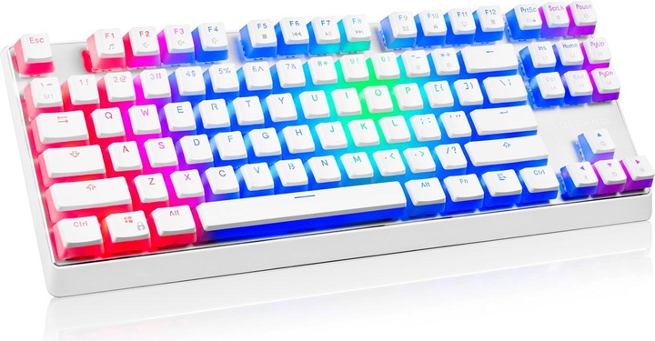 Actual product image Modecom VOLCANO LANPARTY RGB Pudding mechanická herní klávesnice (OUTEMU Brown), LED podsvícení, US (US, Cable)