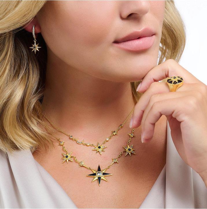 Image du produit Thomas Sabo Collier Royauté étoiles or - KE2118-945-7-L45V (Argent 925, 40 - 45 cm)
