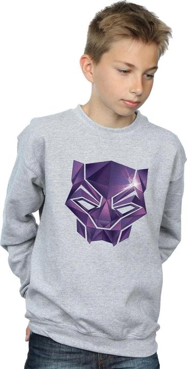 Produktbild Avengers Infinity War Black Panther Geometric Sweatshirt Jungen (140, 146)