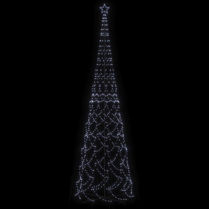 Produktbild vidaXL LED-Weihnachtsbaum Kegelform Kaltweiss 3000 LEDs 230x800 cm