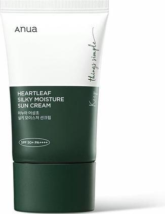 Actual product image Anua Heartleaf Silky Moisture Sun Cream (Suntan cream, SPF 50+, 50 ml)