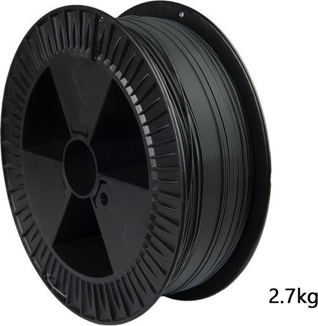 Actual product image Volaprint PLA Soft 3d Filament black 1.75mm 2.7kg (PLA, 1.75 mm, 2700 g, Black)