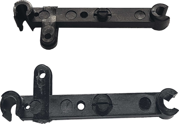 Actual product image Modellbau Lindinger Control lever black for landing flaps 1x right, 1x left
