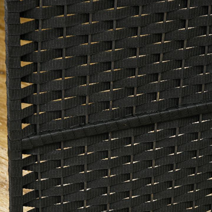 Actual product image Homcom Paravent Polypropylen, Kiefernholz Schwarz