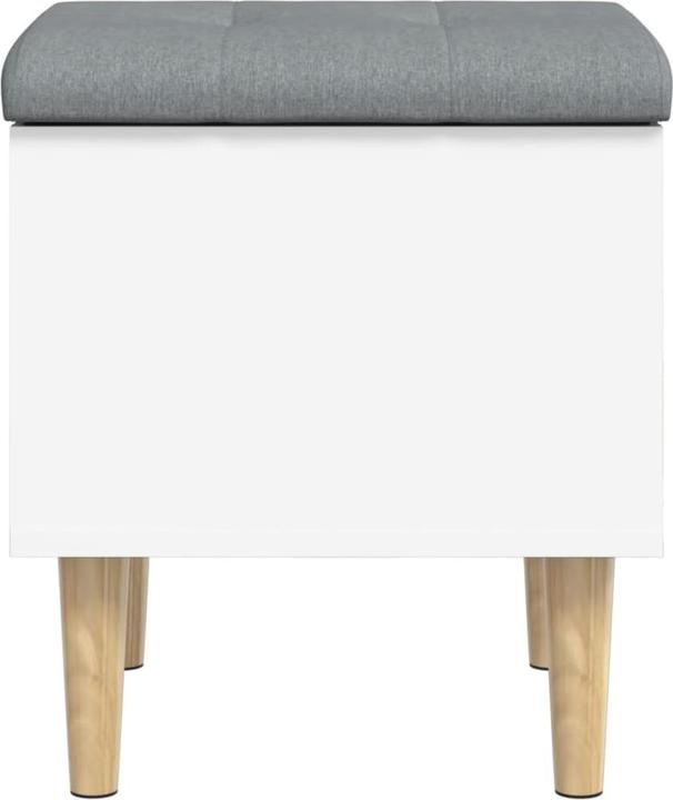 Image du produit vidaXL Banc avec espace de rangement Blanc 42x42x46 cm (42 cm)