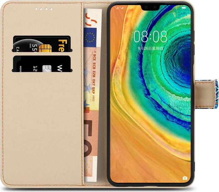 Produktbild Cadorabo Book Hülle mit Print (Huawei Mate 30)