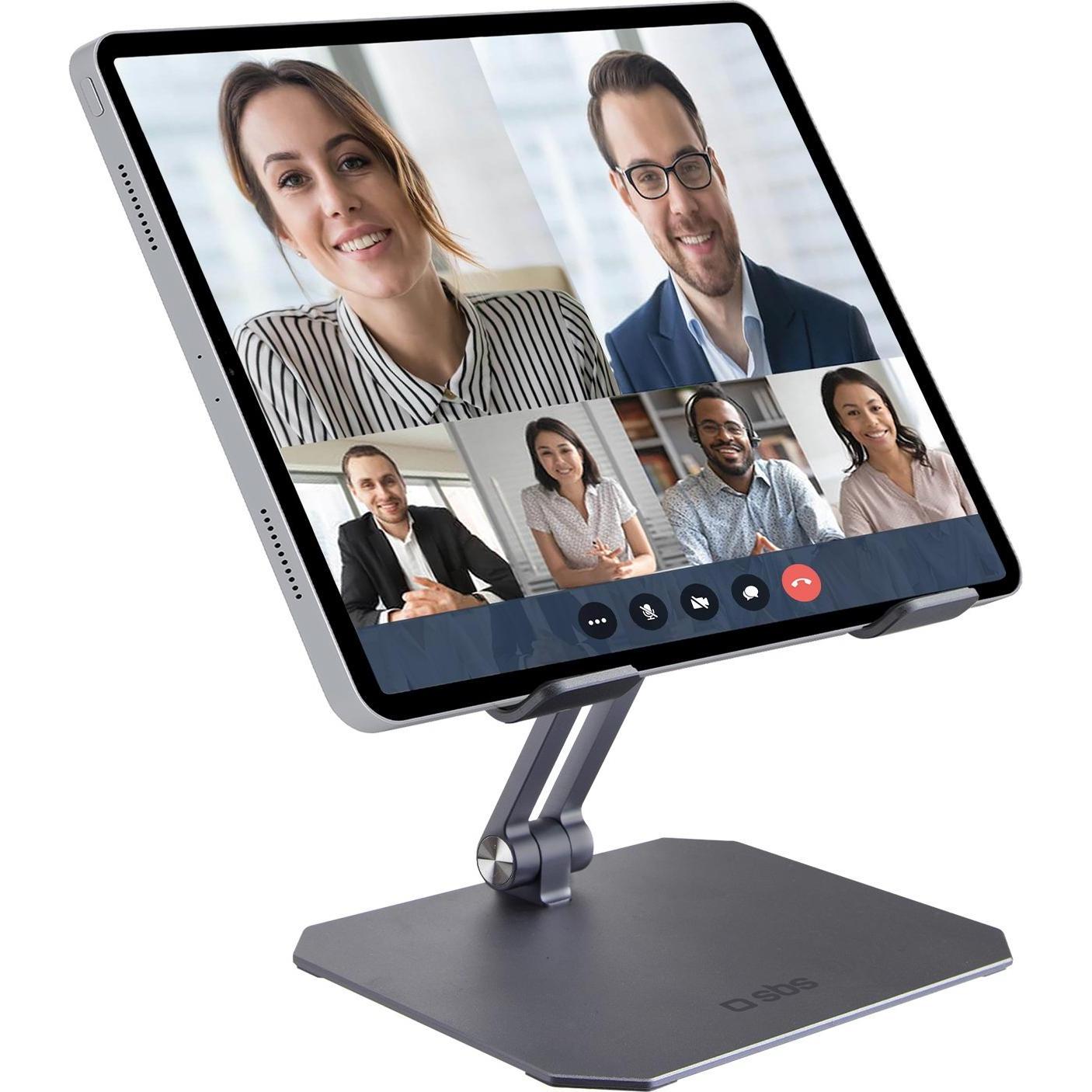 SBS Tragbarer Tischständer für Tablets, Tablet Halterung, Silber