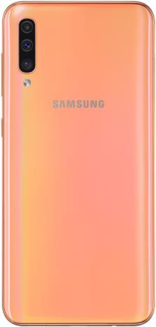 Image du produit Samsung Galaxy A50 (128 Go, Corail, 6.40", Double SIM + SD, 4G)