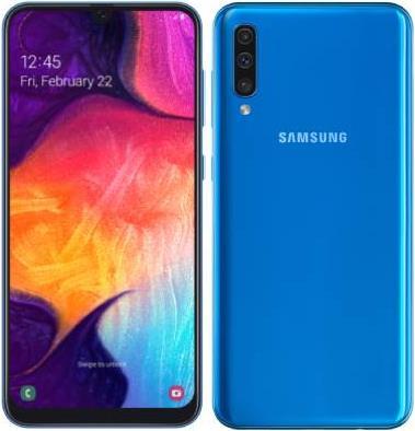Samsung Galaxy A50 (128 GB, Blue, 6.40", Dual SIM + SD, 4G)