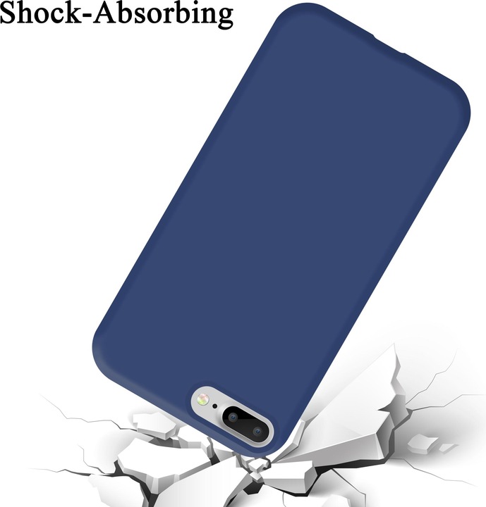 Produktbild Cadorabo TPU Liquid Silicone Case Cover (Apple iPhone 7 Plus, Apple iPhone 7s Plus, Apple iPhone 8 Plus)