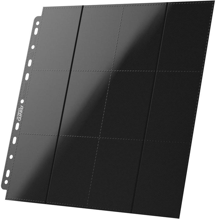 Produktbild Ultimate Guard Ordner-Einlagen 24-Pocket QuadRow Pages Schwarz 10 Stk