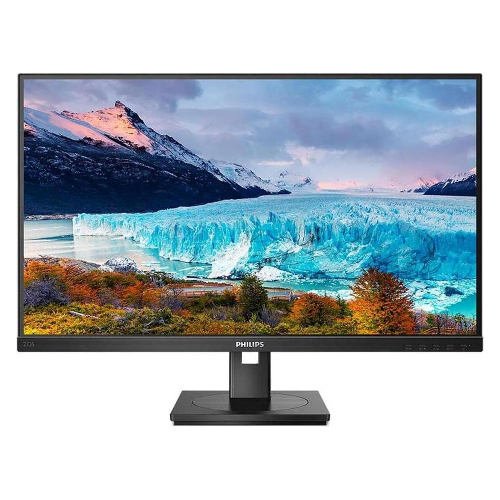 Philips S-Line 273S1 (1920 x 1080 Pixel, 27"), Monitor, Schwarz