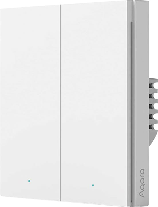 Produktbild Xiaomi Smart Wall Switch H1 Weiss With Neutral, Double Rocker (Zigbee)