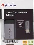 Produktbild Verbatim USB Typ-C zu (HDMI, 5.50 cm)