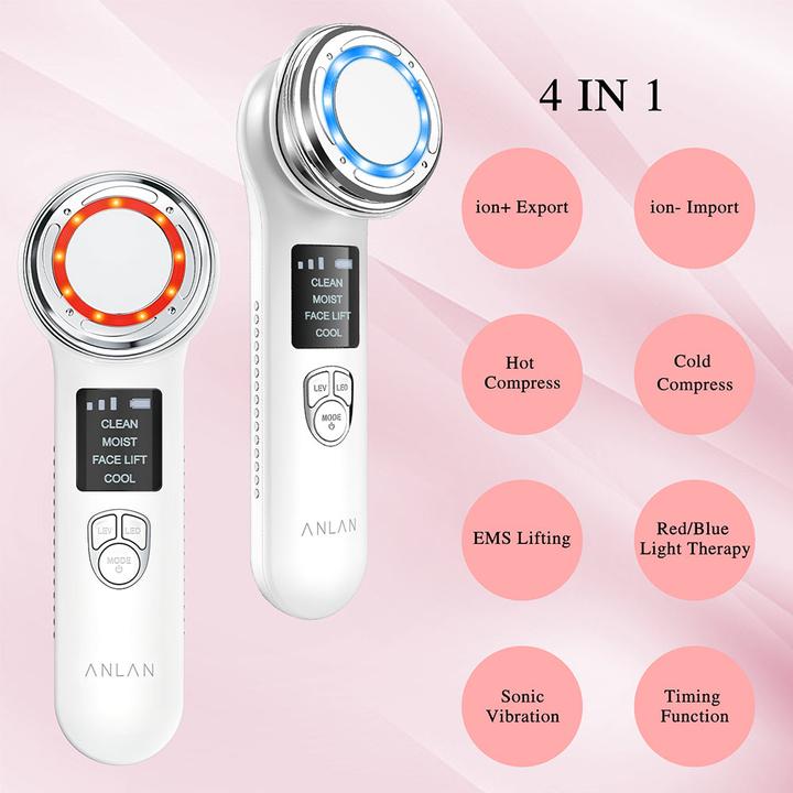 Actual product image Anlan Facial Massager LED Light Therapy