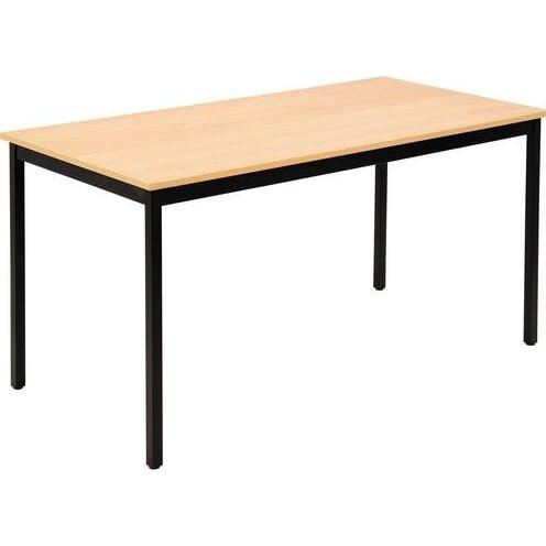Sodematub, Schreibtisch, Mehrzwecktisch lichtgrau, alu rechteckig, Vierkantrohr alu, 160,0 x 80,0 x 74,0 cm (160 x 80 x ...