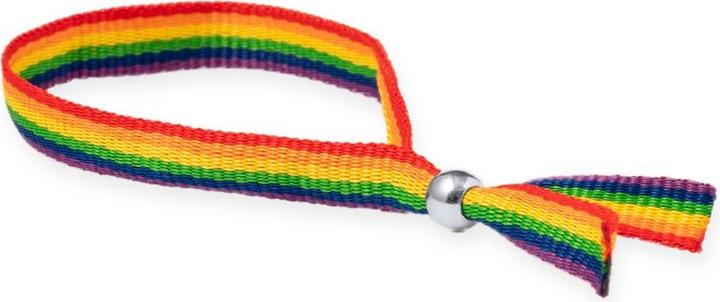 Produktbild LGBT+ Stolz Verstellbares Armband (11.50 cm, Textil)