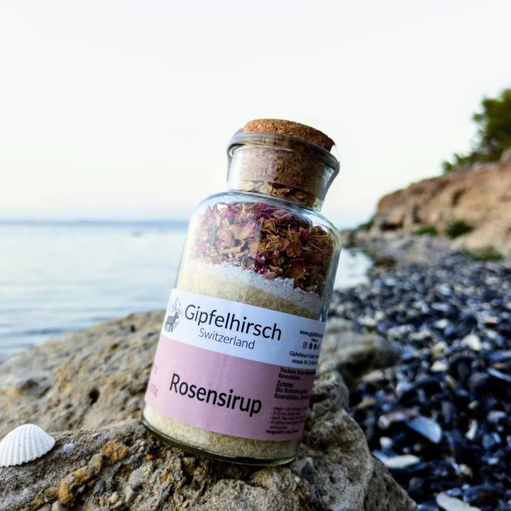 Actual product image Gipfelhirsch Rose syrup (200 g)