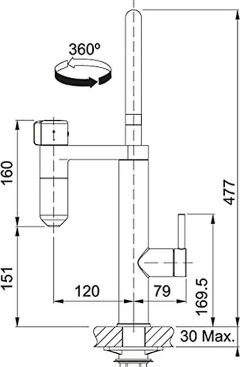 Immagine prodotto Franke Beccuccio girevole