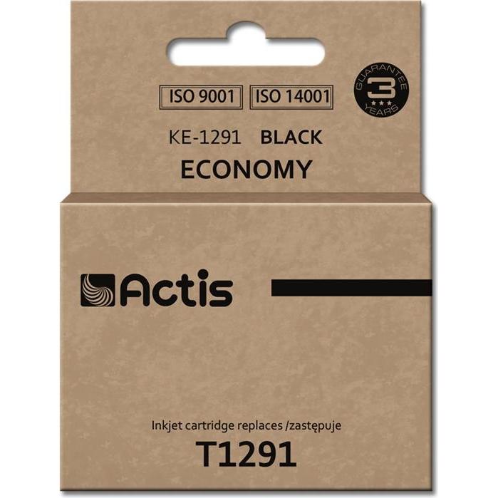 Factis, Druckerpatrone, KE-1291 ink cartridge Epson T1291 new - Kompatibel - Tintenpatrone (BK)