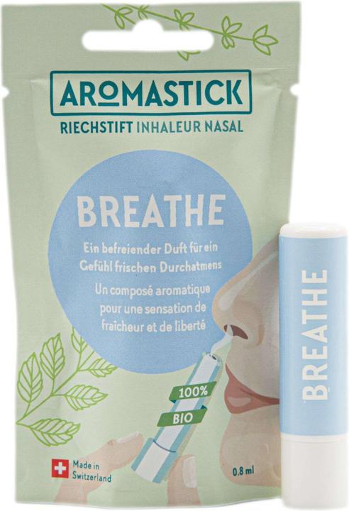 Actual product image Aromastick Riechstift 100% Bio Breathe