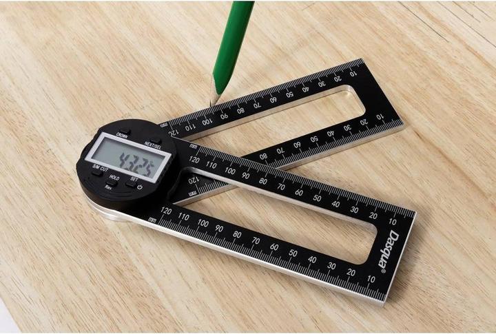 Produktbild Dasqua 1804-6771 Digitaler Winkelmesser für Gehrungssägen 280 mm 360 ° 1 St.