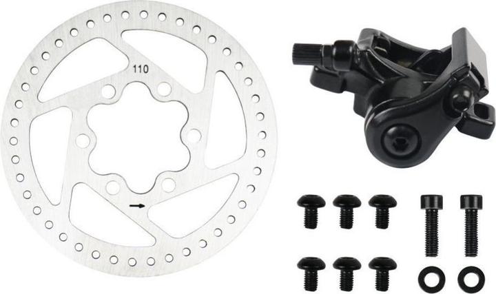 Actual product image Jagwire Bicycle accessory OEM Scooter brake disc set disc + bracktet FSDIS-010