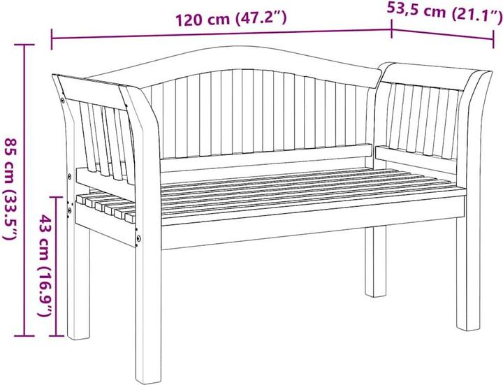 Image du produit vidaXL Gartenbank