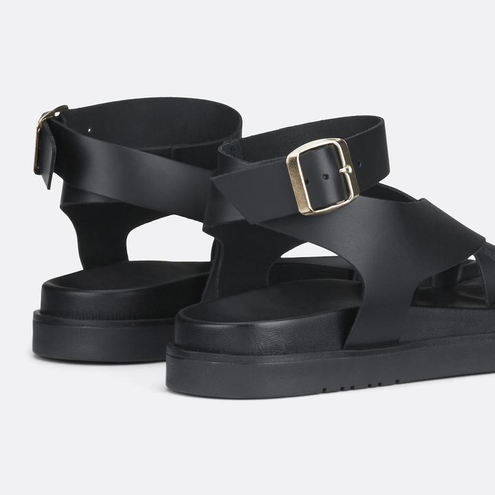 Actual product image La Redoute Collections Keilsandaletten aus Leder (39)