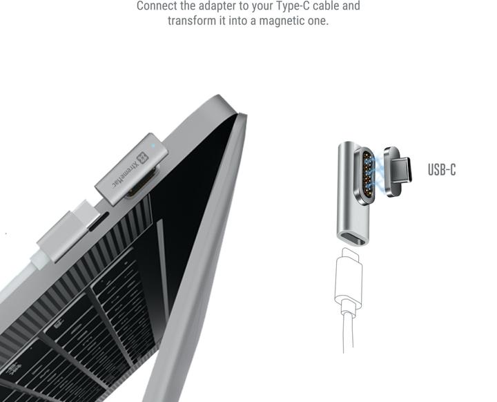 Immagine prodotto XtremeMac Magnetic Type-C Adapter (0.03 m, USB 3.0)