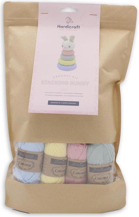 Actual product image Hardicraft Rabbit Stacking Tower - Crochet Set