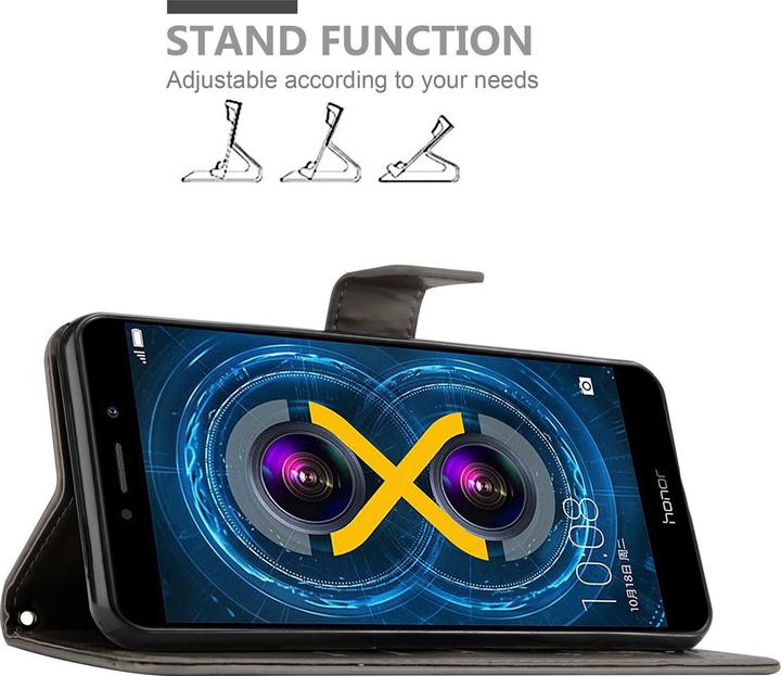 Actual product image Cadorabo Flower Book Cover (Mate 9 Lite, Fee 6X)