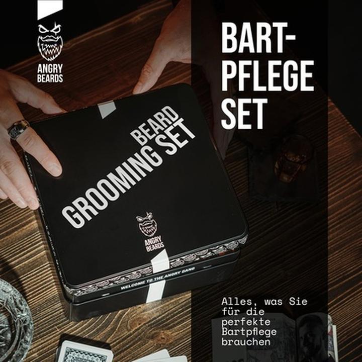 Immagine prodotto Angry Beards Set completo per la cura della barba per la crescita e lo styling