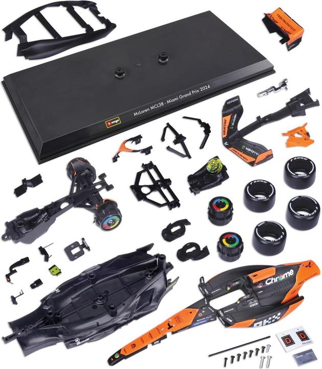 Image du produit Bburago McLaren F1 MCL38 Kit Norris 2024