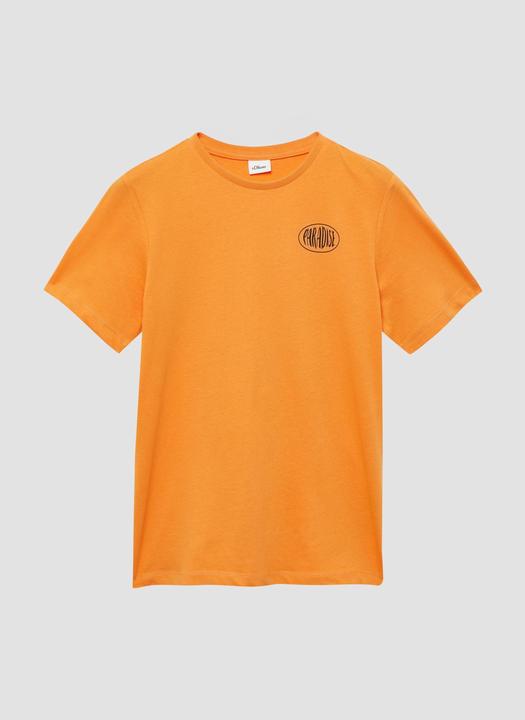 Actual product image S.Oliver T-Shirt Baumwoll-T-Shirt mit Front- und Rückenprint (134, 140)