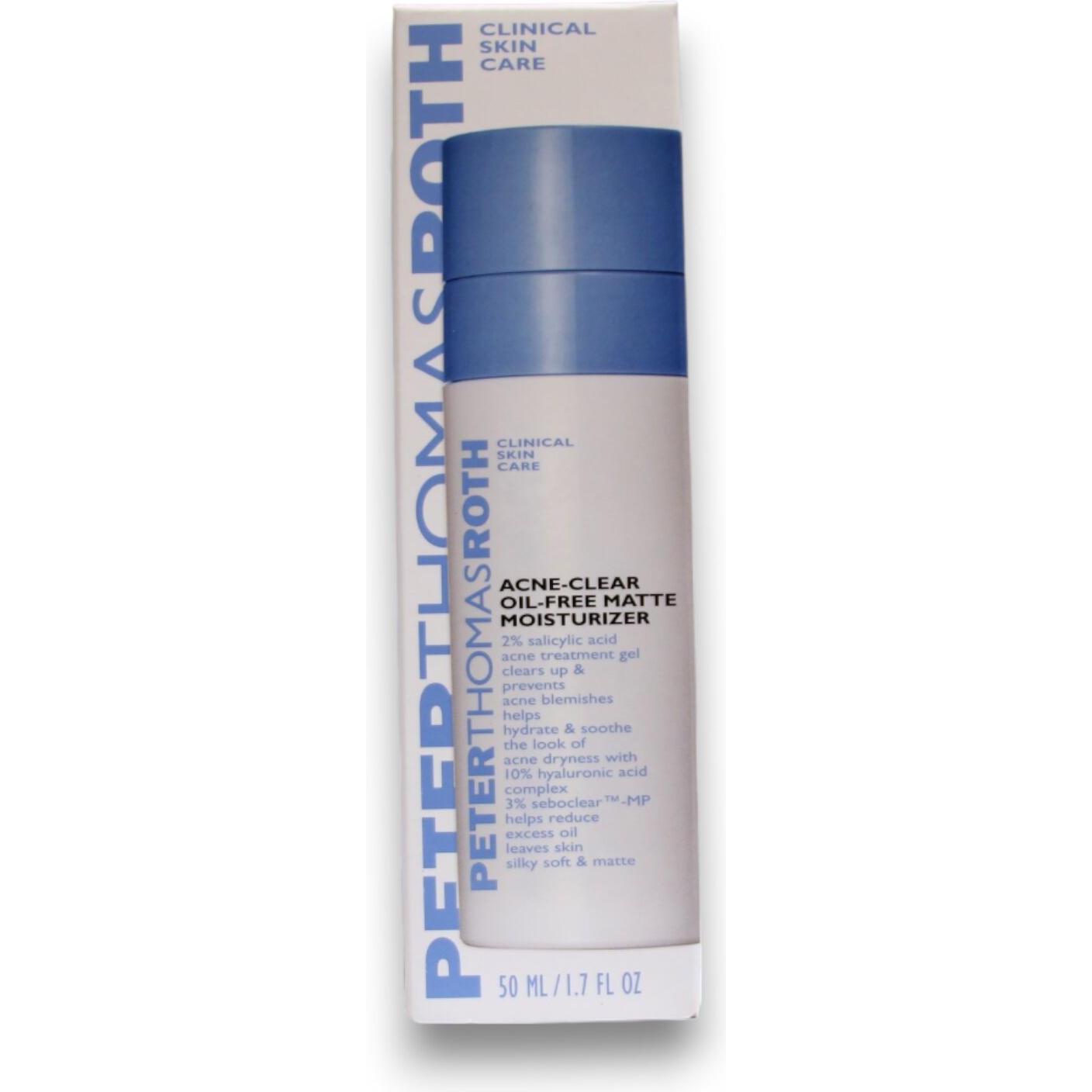 Peter Thomas Roth, Lozione corpo, Acne Clear Oil-Free Matte Moisturiser 1.7oz - Scade il 23/05/2012 (Lozione corpo, 50 ml)