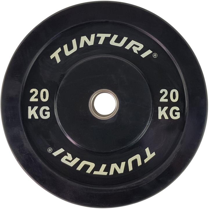 Immagine prodotto Tunturi Bumper Plate Hantelscheiben 50 mm 20 kg (1 x 20 kg)