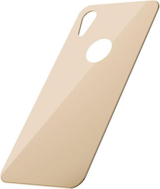 Produktbild Baseus iPhone Xr 03 mm Full coverage curved TGlass rear ProtectorGold (1 Stück, Apple iPhone XR)