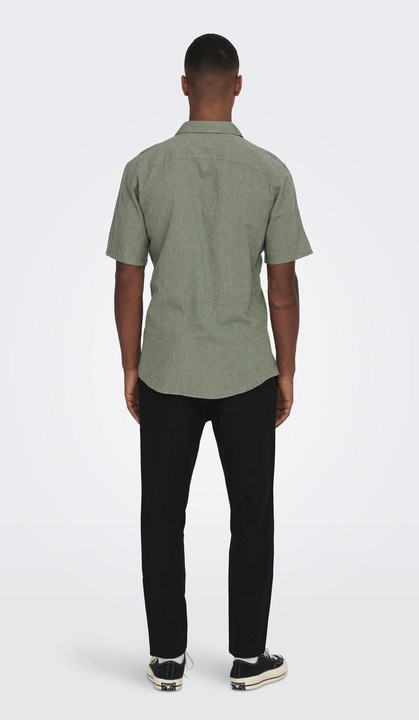 Image du produit Only & Sons Chemise unie à manches courtes (S)