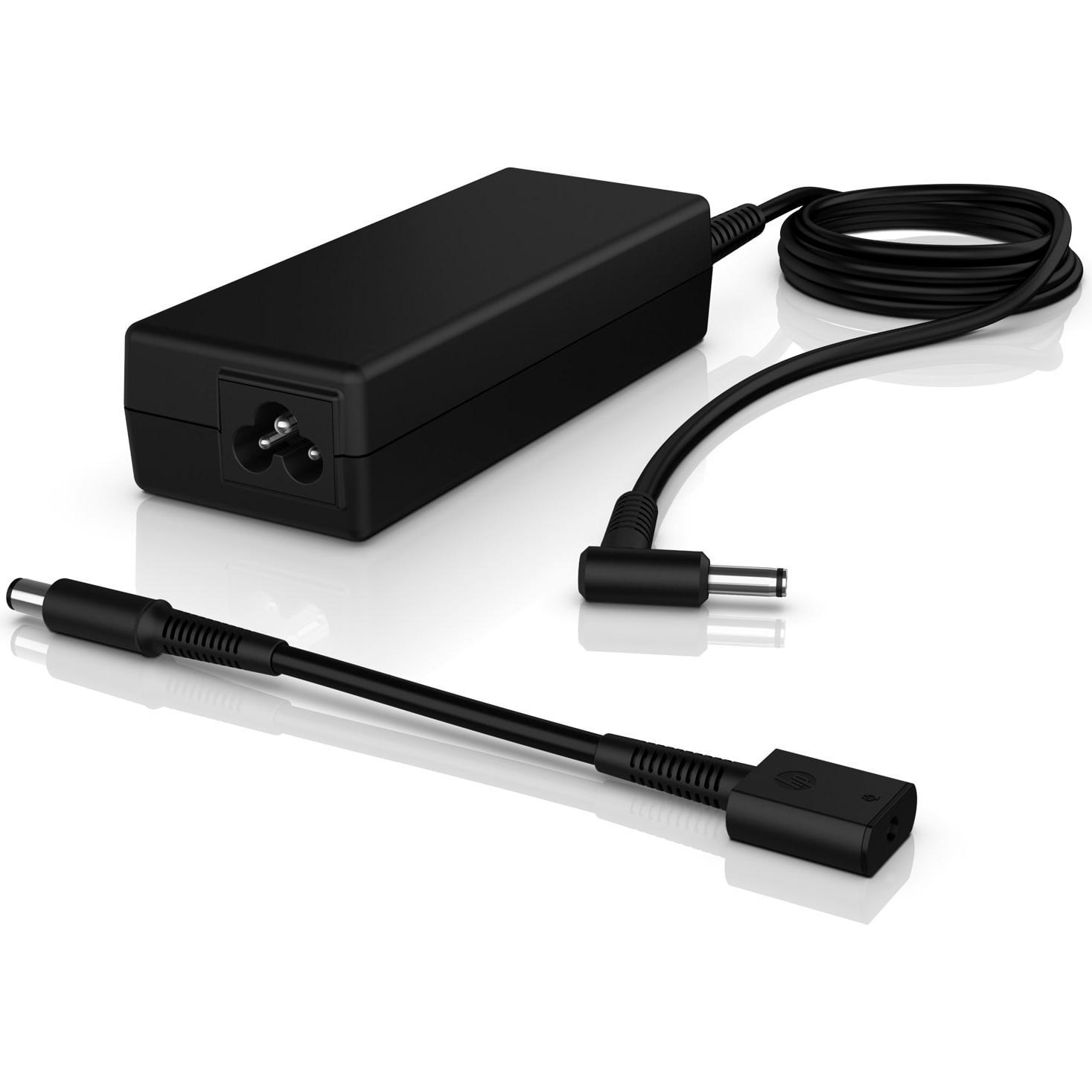 HP AC-Adapter (90 W), Notebook Netzteil, Schwarz