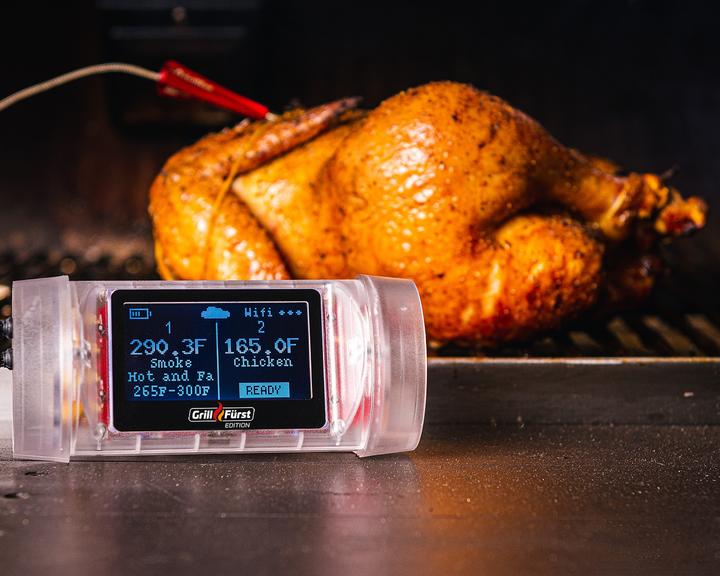 Immagine prodotto Grillfürst GrillEye MAX Edition incl. 4 sensori di temperatura IRIS Probe - Termometro barbecue