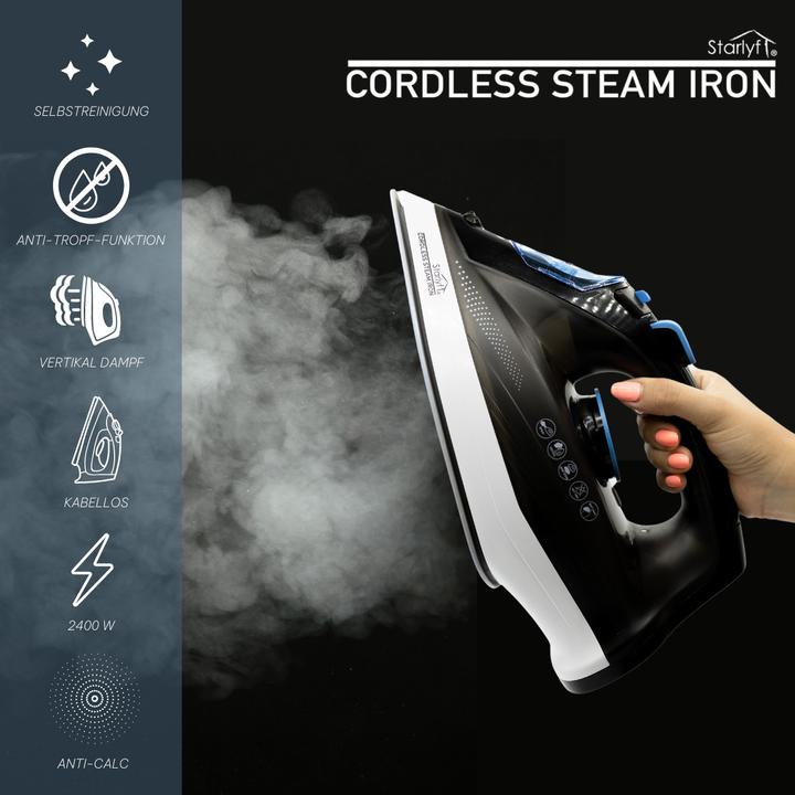 Actual product image Starlyf Cordless Steam Iron (2400 W)