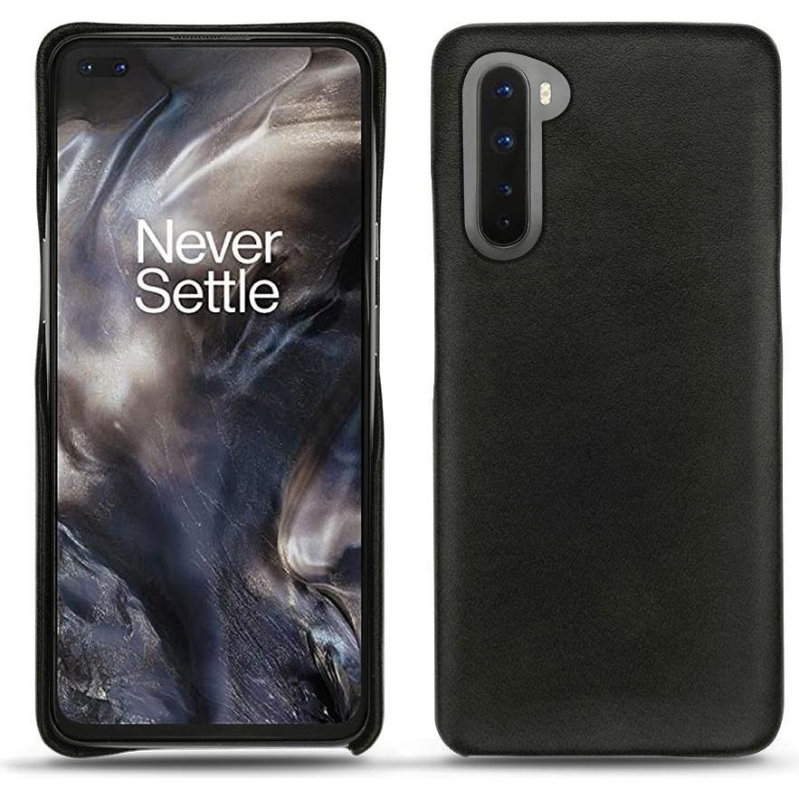 Noreve Lederschutzhülle (OnePlus Nord), Smartphone Hülle, Schwarz