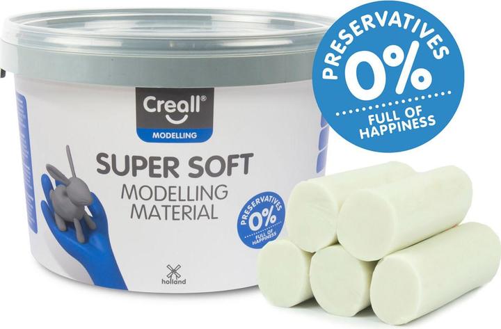 Produktbild Creall Supersoft klei Wit, 1750gr.