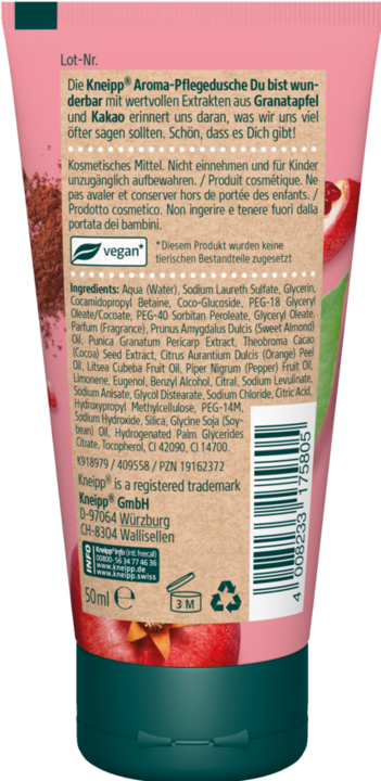 Immagine prodotto Kneipp Gel doccia aromatico You are wonderful mini (50ml) (50 ml)