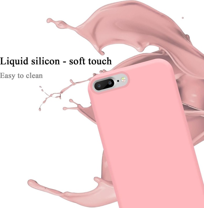 Produktbild Cadorabo TPU Liquid Silicone Case Cover (Apple iPhone 7 Plus, Apple iPhone 7s Plus)