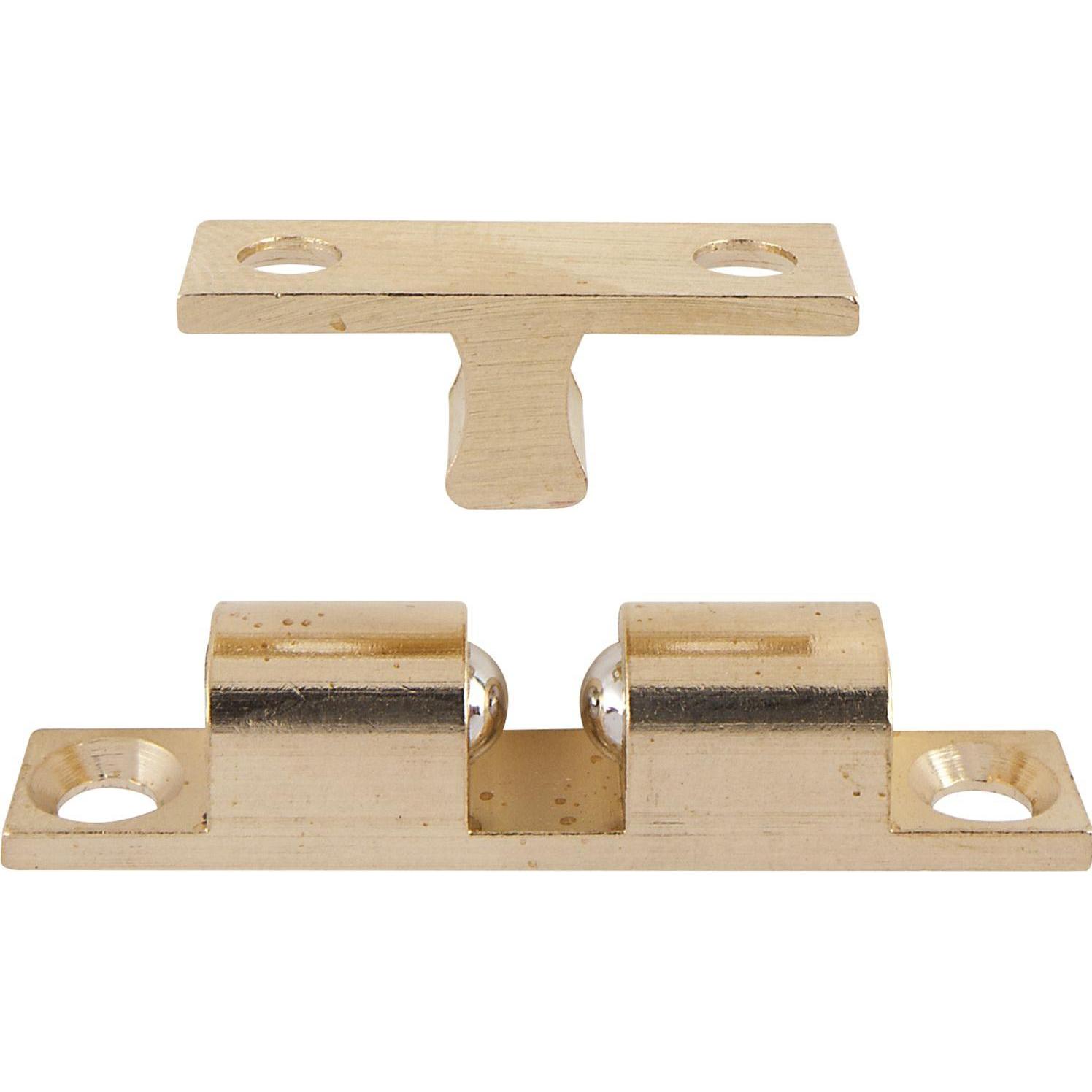 Dulimex, Möbelausstattung, Doppelkugelschnapper Schliesssystem (Schnappverschluss) 8x43mm Messing poliert (1 Stk.)